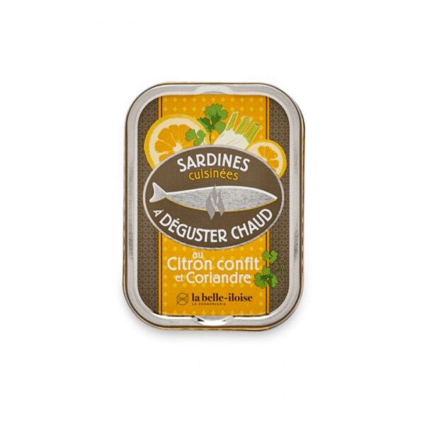 Sardinen mit eingelegten Zitronen und Koriander zum Braten – 115g
