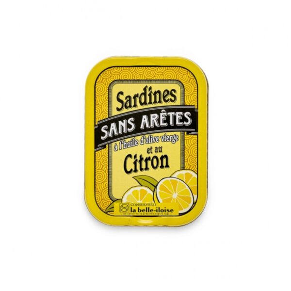 Sardinen ohne Gräten mit Zitrone – 115g