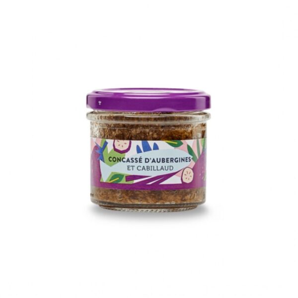 Auberginen-Concassé mit Kabeljau – 105g