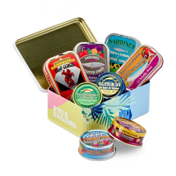 Geschenkset "D'ici et d'ailleurs" – Metalldose