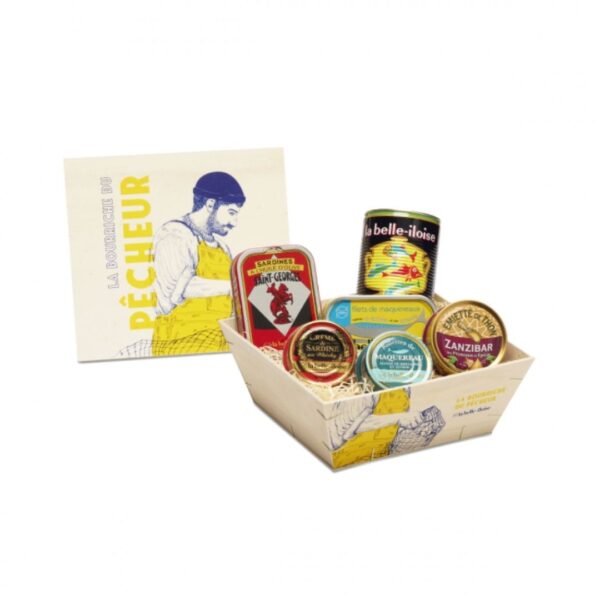 Geschenkset"Petite Bourriche" – 6 Rezepte im Holzkorb