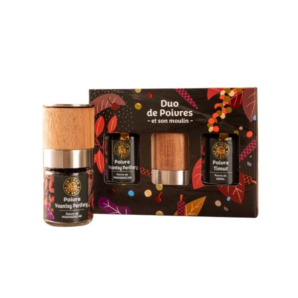 Pfefferduo mit Mühlenkopf