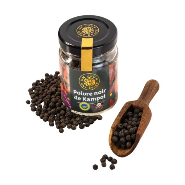 Schwarzer Kampot-Pfeffer IGP – 52g