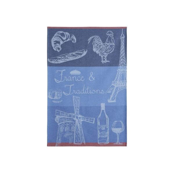 Geschirrtuch "France Tradition" – 100% Baumwolle