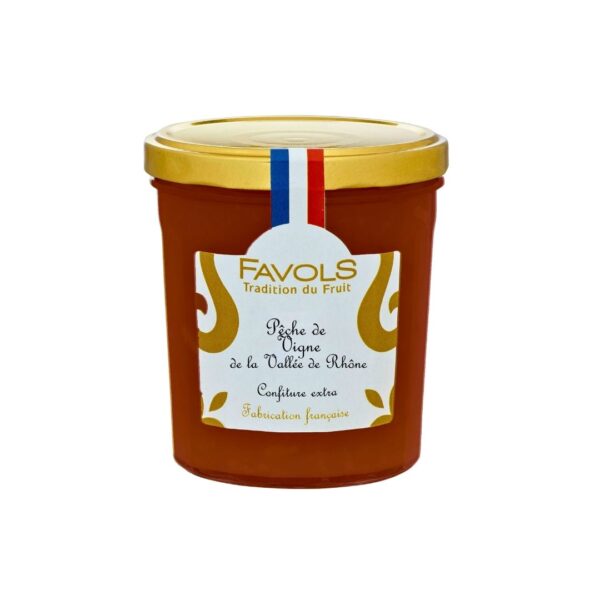 Marmelade Weinbergpfirsich aus dem Rhône Tal – 375g