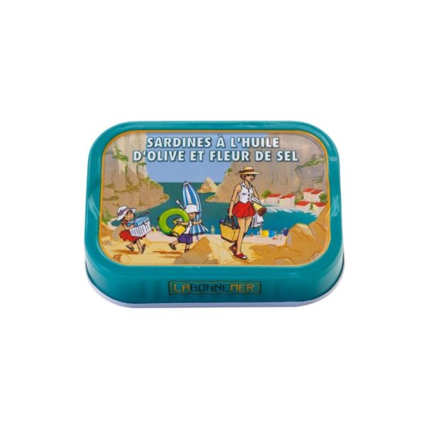 Sardinen in nativem Olivenöl mit Fleur de Sel – 115g