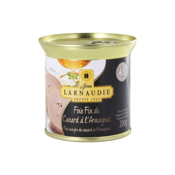 Feine "ungestopfte" Enteleberpastete mit Armagnac  – 200g