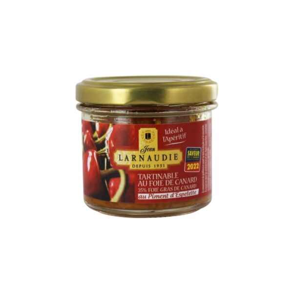 Brotaufstrich mit Entenleber und Piment d'Espelette – 90g