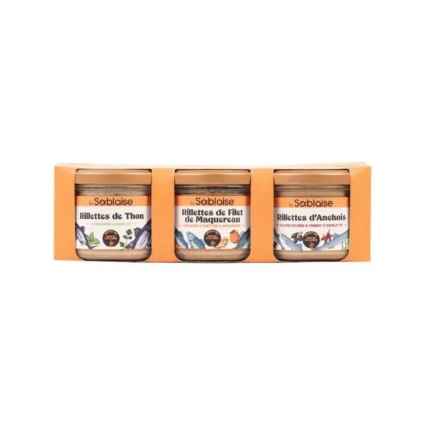 Rillette Geschenkset  „Trio atlantique“ – 3x90g