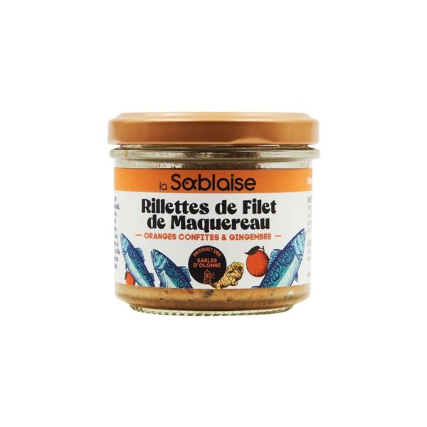 Makrelenrillette mit eingelegten Orangen und Ingwer – 90g