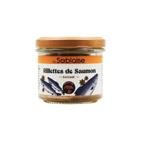 Rillette aus Lachs und geräuchertem Lachs mit Sternanis – 90g
