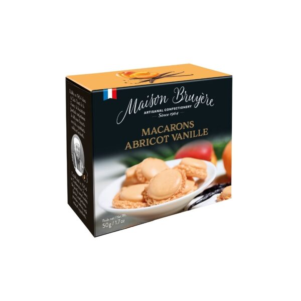 Macarons Aprikose / Vanille – 50g