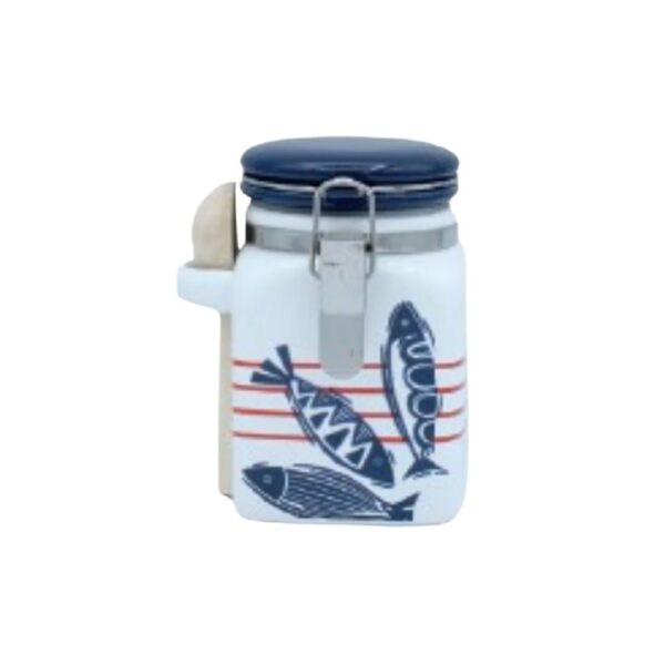 Keramiktopf „Marius“ für Fleur de Sel (inkl. Salzlöffel)