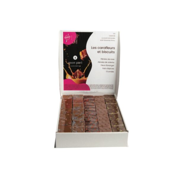 Pavés im Display "Carafleurs und Biscuits" – 105 Stk./Display