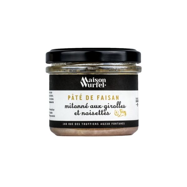 Fasanpastete, Pfifferlinge und Haselnüsse – 95g