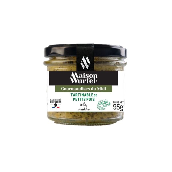 Brotaufstrich mit Erbsen und Minze – 95g