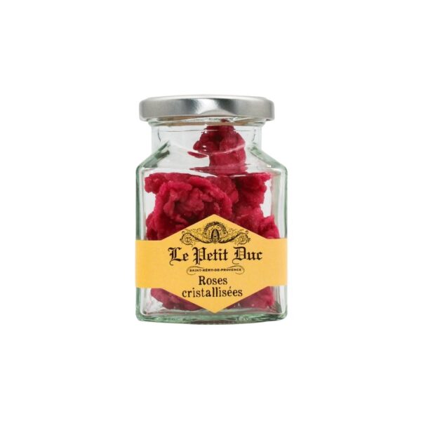 Kandierte ganze Rosenblüten – 50g