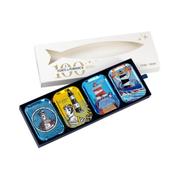 Geschenkset Jahrgangssardinen 2022-2023 – 4x115g