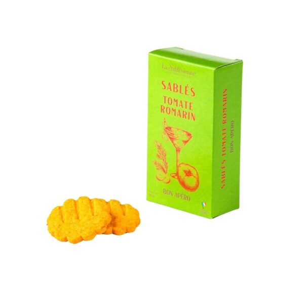 Salzige Sablés mit Tomate und Rosmarin – 40g