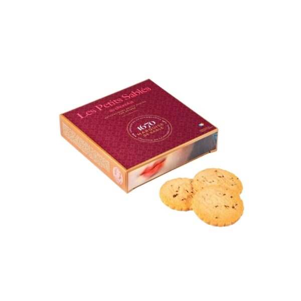 Süße Sablés mit Schokoladenstückchen – Etui 100g