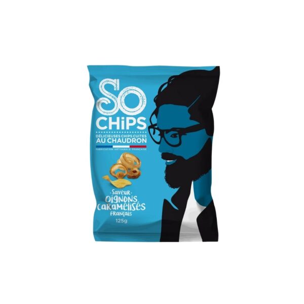 Chips mit karamellisierten Zwiebeln – 40g