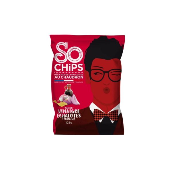 Chips mit Essig und Schalotten – 125g