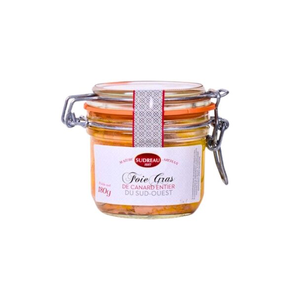 Ganze Entenleberpastete aus dem Südwest Frankreichs (IGP) – Glas 180g