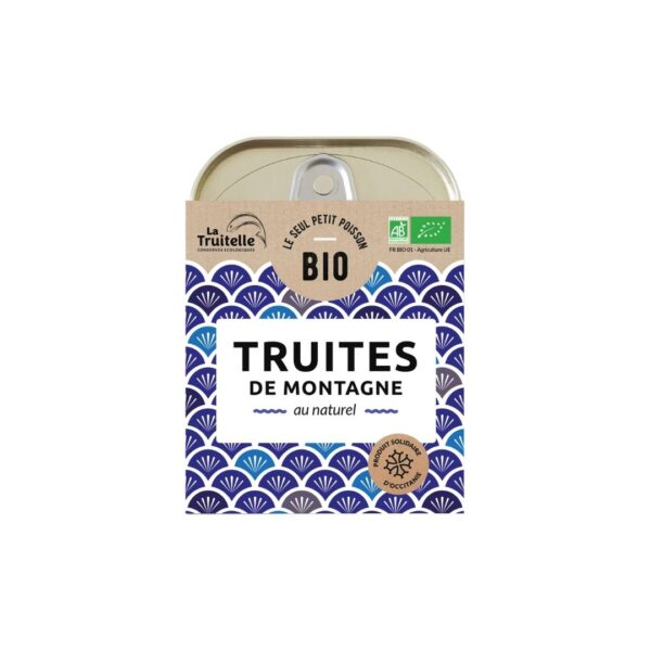 BIO-Bergforellen Naturel (ohne Öl) – 100g