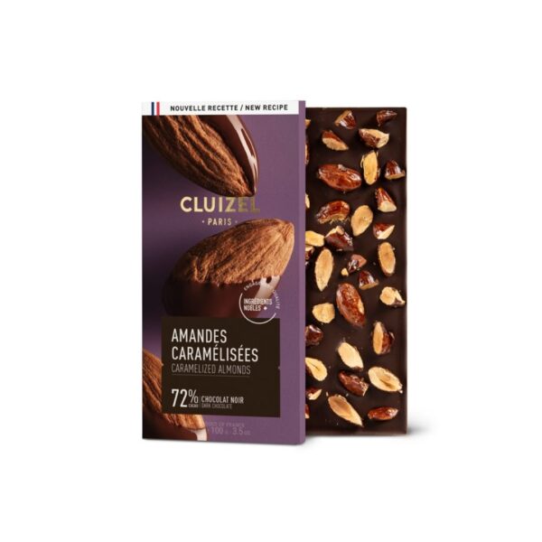 Guayas Noir 70% & Amandes – 100g