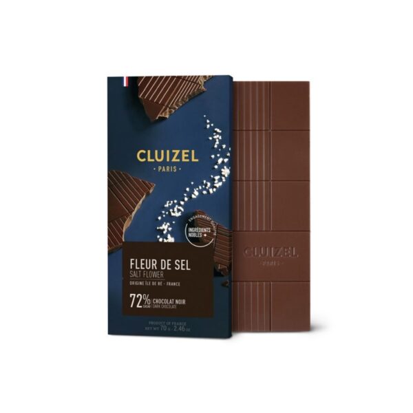 Noir 72% Fleur De Sel De L'Ile De Ré – 70g