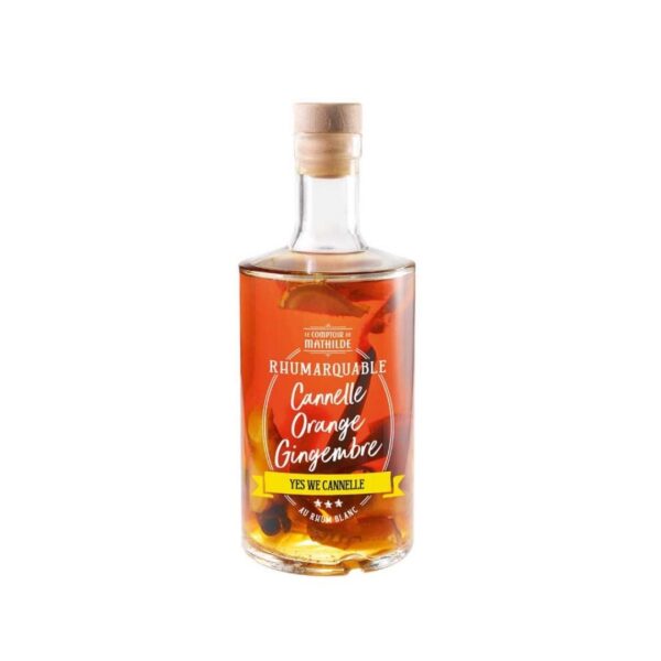 Weisser Rum mit Zimt, Orange und Ingwer – 70cl