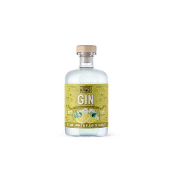 Gin aromatisiert mit Zitrone und Holunderblüten – 70cl