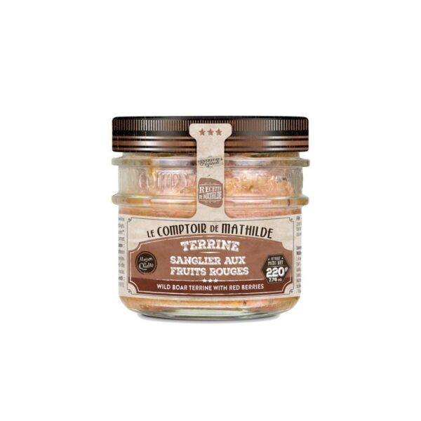 Wildschweinterrine mit roten Früchten – 220g