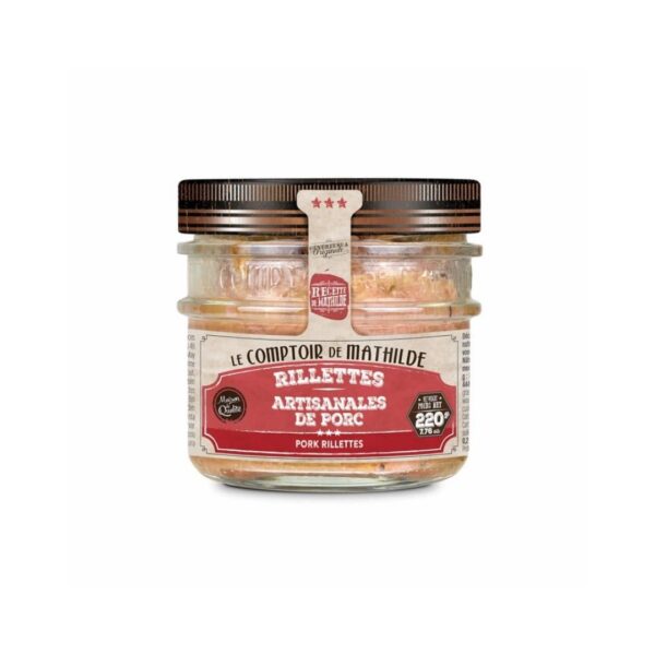 Traditionelle Rillette aus Schweinfleisch – 220g