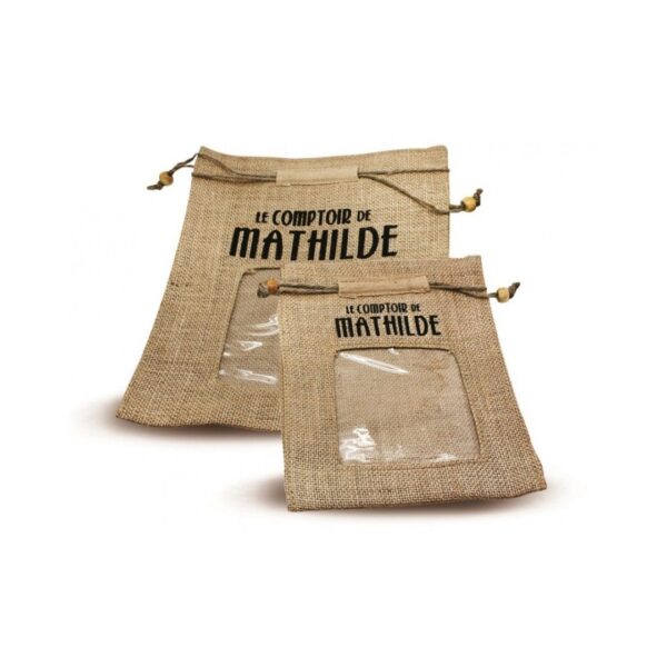 Jutesack mit Fenster klein