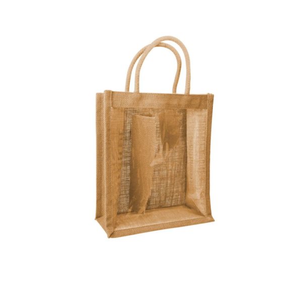 Jutesack mit Sichtfenster und Trennung
