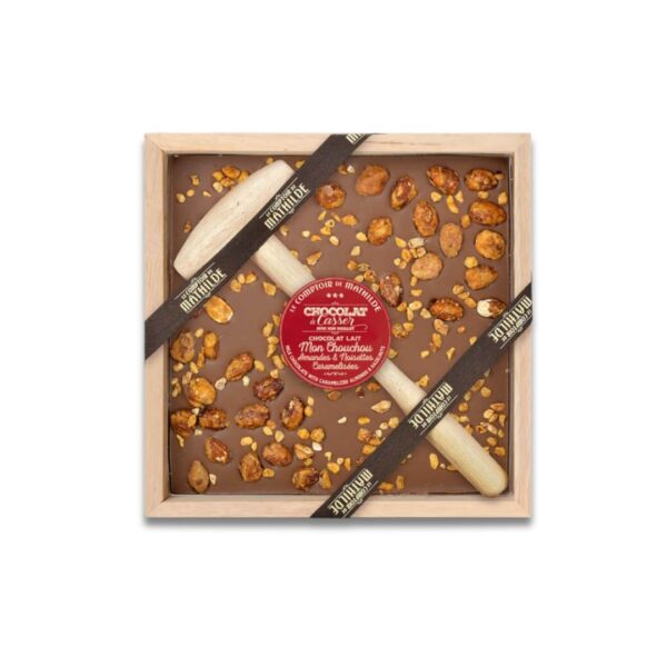 Bruchschokolade "Amandes & Noisettes Caramélisées" (Milchschokolade) – 350g