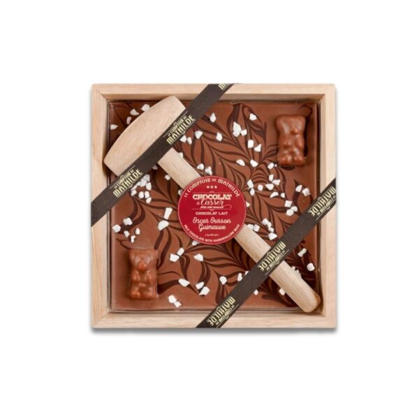 Bruchschokolade "Oscar Ourson Guimauve" (Milchschokolade) – 350g