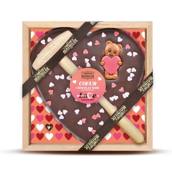 Bruchschokolade "Cœur à Casser" (Bitterschokolade) – 300g