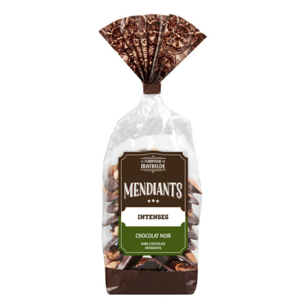Mendiants (Bitterschokolade) – Beutel 150g