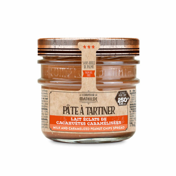 Brotaufstrich "Lait Cacahuètes Caramélisées" (Milch / Erdnüsse) – 250g