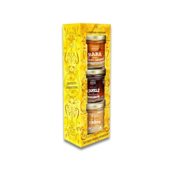 Geschenkset Authentique Desserts  – 3x100g