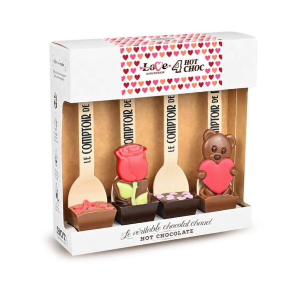 Geschenkset Trinkschokolade "2 Hot Chocolate + Mug Love" – 2x30g
