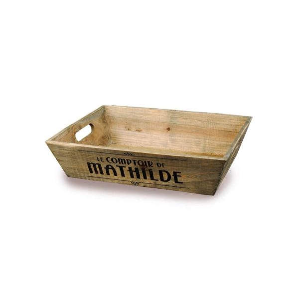 Viereckige Box aus Holz