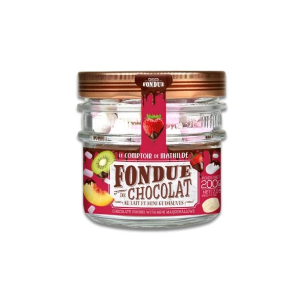 Schokofondue mit Mini-Marshmallows (Milchschokolade) – 200g