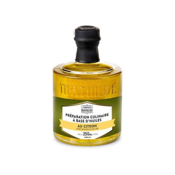Kulinarische Zubereitung Öl mit Zitrone – 25cl