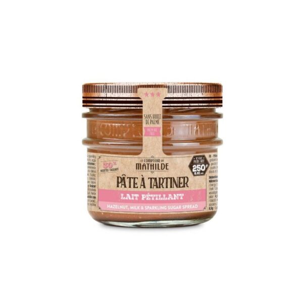 Brotaufstrich "Lait Noisette Pétillant" (Milch / Haselnuss - prickelnd) – 250g