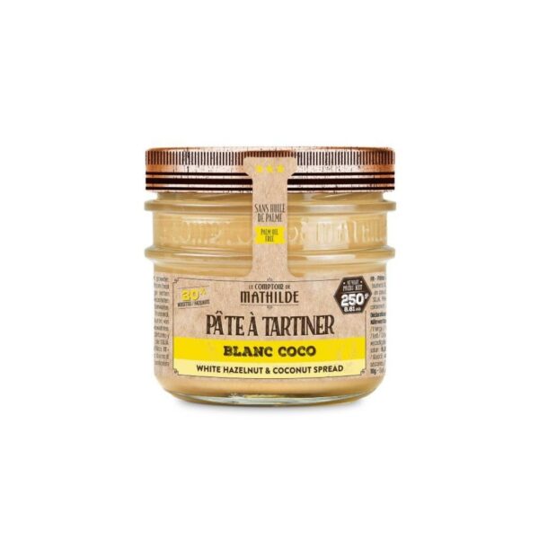 Brotaufstrich "Blanc Coco" (Weiß / Kokosnuss) – 250g