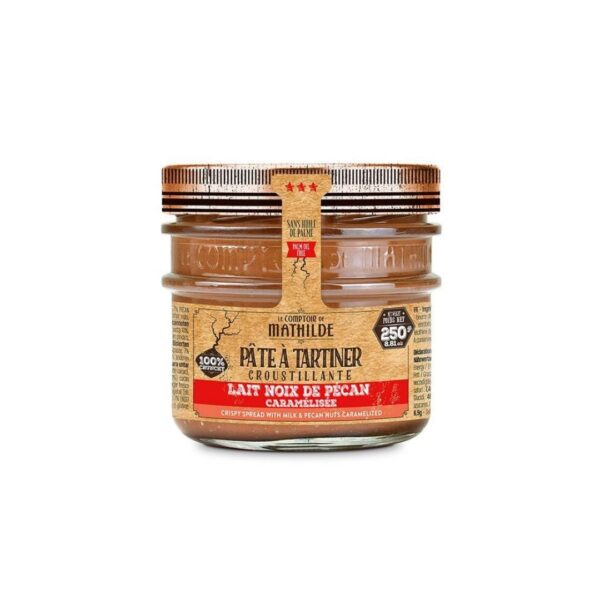 Brotaufstrich "Lait Noix de Pécan Caramelisée" (Milch / karamellisierte Pekannüsse) – 250g