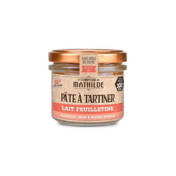 Brotaufstrich "Lait Noisette Feuilletine" (Milch / Hasellnuss / Feuilletine) – 100g